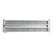 A long rectangular metal ServIt strip warmer with two adjustable knobs.