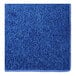 A close-up of a cobalt blue FloorEXP carpet runner.