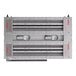A 24-inch lighted double strip warmer with dual toggle controls designed for commercial food warming.