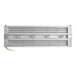 A white metal ServIt strip warmer with two light bulbs.