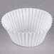 White Fluted Baking Cup 2 inch x 1 1/4 inch - 10000/Case