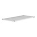 A Lavex Pro chrome metal wire shelf.