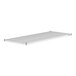 A Lavex Pro chrome wire shelf.