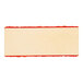 A rectangular white microfiber pad refill with a red border.