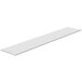 A white long rectangular cutting board.