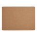 A close-up of a white rectangular corrugated cardboard.