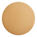 A close-up of a Wilton gold glitter cake circle with a tan background.
