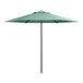 A green Lancaster Table & Seating umbrella on a white background.