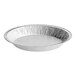A round aluminum D&W Fine Pack foil pie pan.