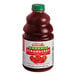 A bottle of Dr. Smoothie Organic Strawberry fruit smoothie mix.