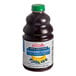 A bottle of Dr. Smoothie 100% Crushed Blueberry Banana fruit smoothie mix with a label.