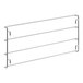 A Cooking Performance Group rack guide with metal rods for shelves.