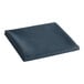 A folded navy blue table cloth on a white background.