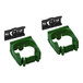 A pair of green plastic Toolflex holders.