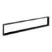 A black rectangular Avantco metal sign panel frame.
