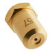 A gold brass orifice with the number 57 on it.