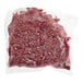 A bag of Chunk Foods plant-based vegan shredded beef on a white background.