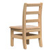 A set of 2 wooden Foundations Little Scholars kid's chairs with ladder backs.