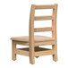 A set of two wooden Foundations Little Scholars kid's chairs with ladder backs.