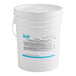 A white bucket with a lid of Brill Smooth 'N Silky Whipped Vanilla Topping.