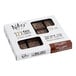 A box of Nats Rawline plant-based vegan caramel and chocolate raw cake squares.