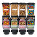 A Server SlimLine wall-mount dispenser with four containers of different candies.