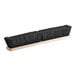 A Lavex 24" wood push broom head with flagged bristles.