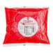 A red plastic bag with a label that reads "Bossen Pure25 Strawberry Bursting Boba" in white text.