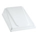 A white plastic top cover with a curved edge.