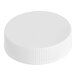 A 38/400 white plastic bottle cap.