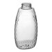 A clear PET honeycomb bottle with a white lid.