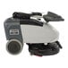 An Advance SC351 cordless walk-behind floor scrubber with a black and grey top.