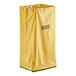 A yellow Lavex Premium bag for an axel® xl™ janitor cart.