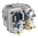 A Frymaster natural gas valve with a metal housing.