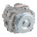 A close-up of a Frymaster natural gas valve with a metal housing.