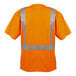 A Cordova hi-vis orange safety shirt with black front panel and reflective stripes.