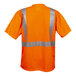 An extra large Cordova hi-vis orange safety shirt with reflective stripes.