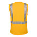 A Cordova orange mesh safety shirt with reflective tape.