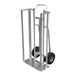 A silver Valley Craft beverage hand truck with two wheels and handles.