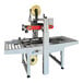 A Sealer Sales semi-automatic carton sealer with adjustable drive belts.