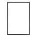 A black rectangular frame with a white screen, the Galaxy 360GSKT12254 door gasket.