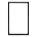 A black rectangular door gasket for an Estella refrigerator with a white background.