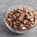 A bowl of KIT KAT chocolate chunks.