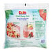 A case of Dole Chef-Ready Cuts IQF Sliced Strawberries on a white surface.