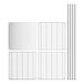 A stainless steel wire shelf kit with four shelves, metal rods, and a solid stainless steel bottom.