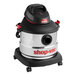 A Shop-Vac wet/dry vacuum cleaner with wheels.