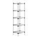 A Regency galvanized steel shelf kit with 5 shelves.