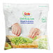 A bag of Dole Chef-Ready Cuts IQF Diced Avocado with a picture of hands cutting avocados.