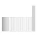 A stainless steel shelf kit with wire mesh shelves and solid stainless steel bottom.