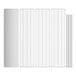 A white stainless steel wire shelf kit with four shelves.